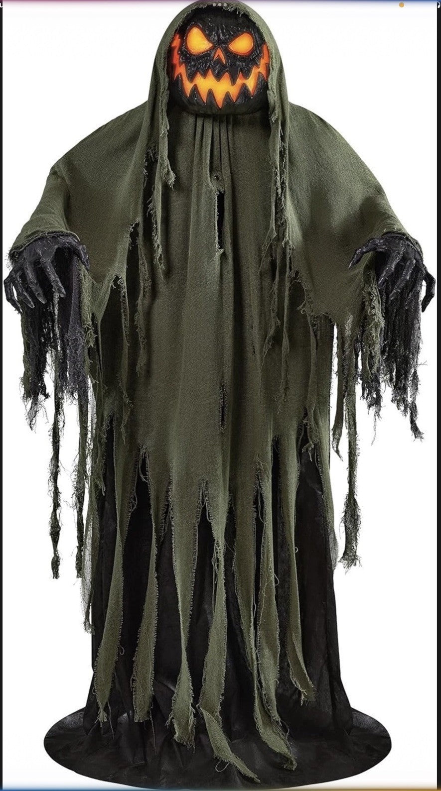 6 Ft Animated Night Terror Halloween Animatronic Prop Yard Decor