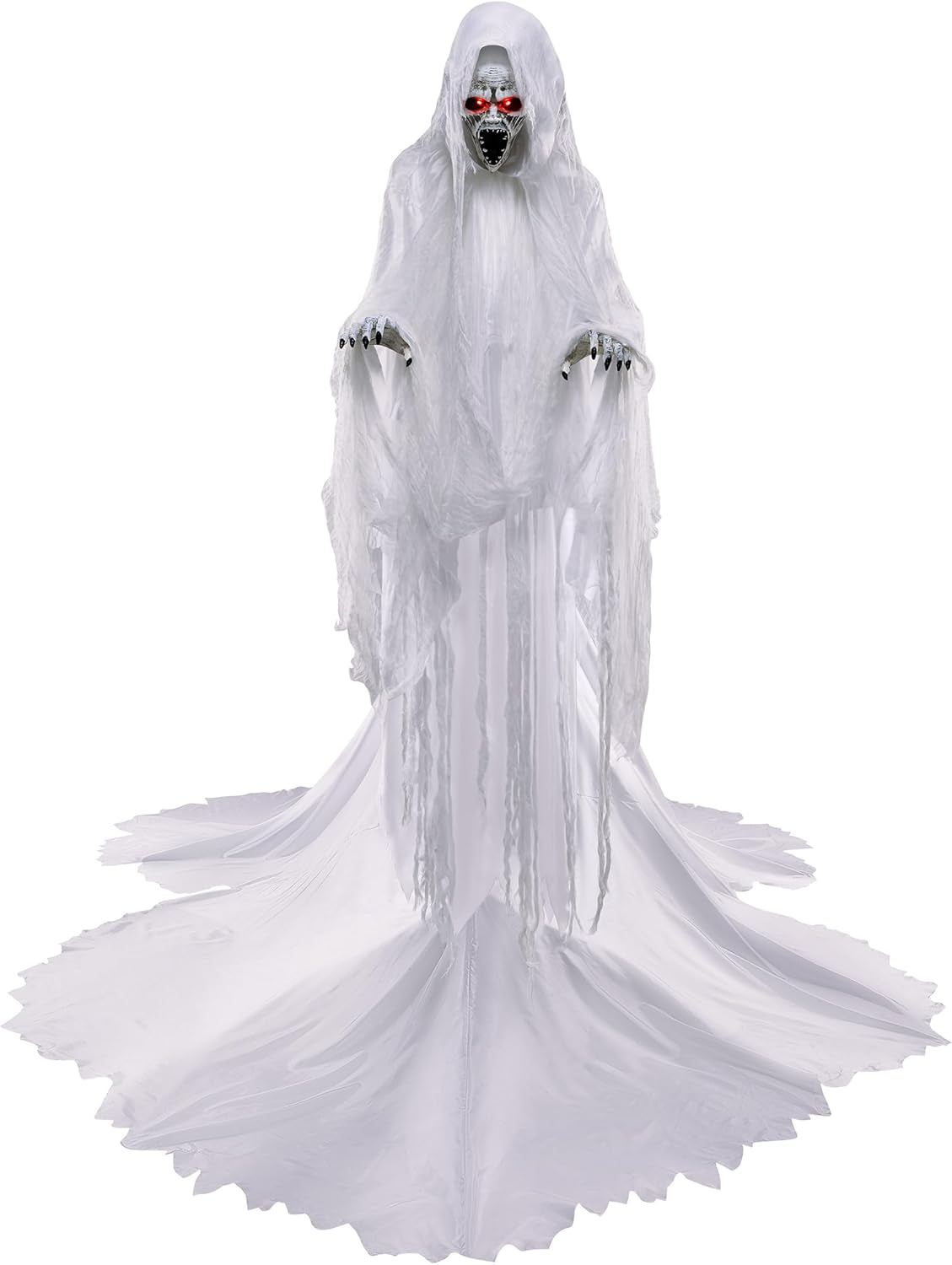 7 Ft Emmeline Animatronic - Huge Lunging Jump Scare Animatronic - Jumps Out 4 Ft