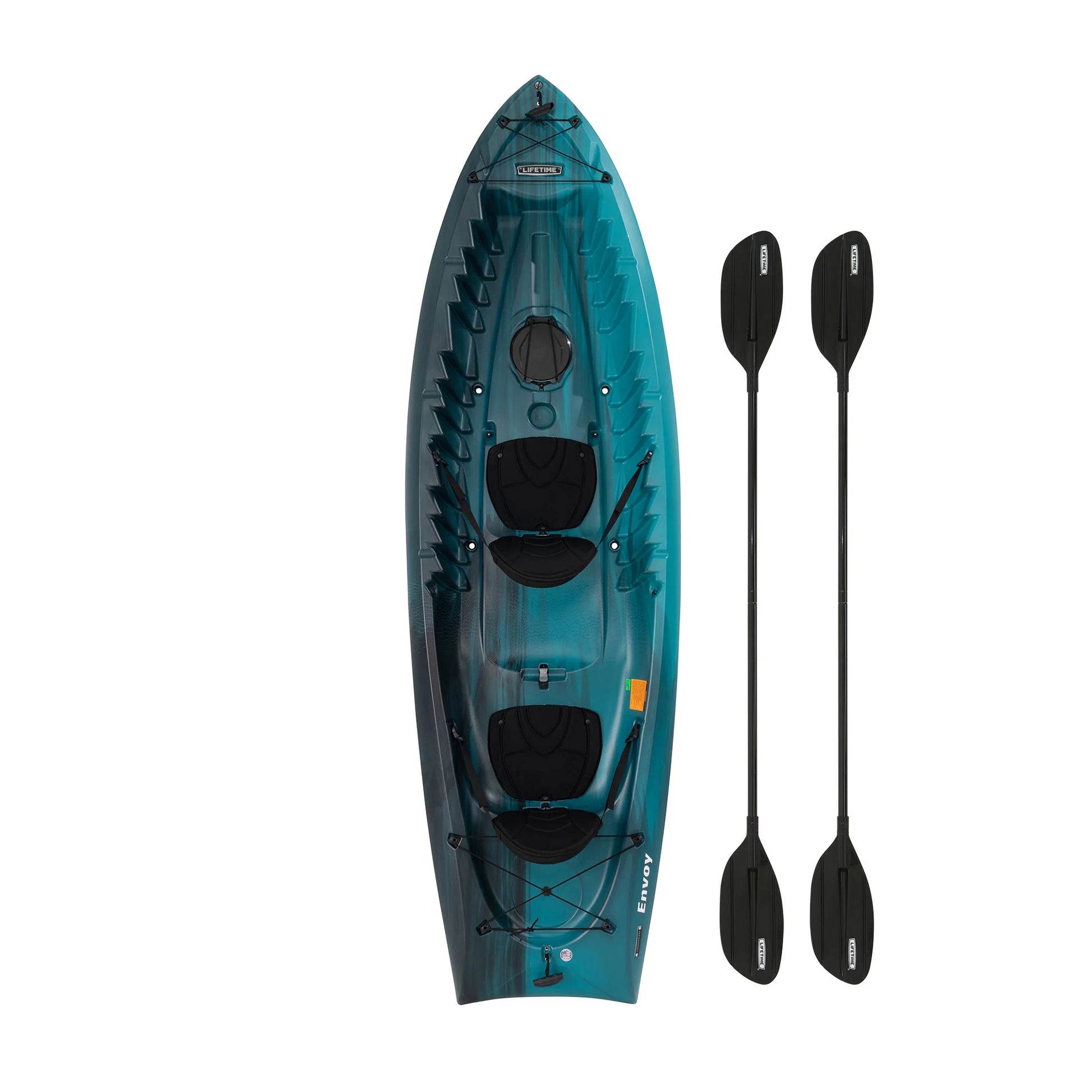 Envoy 10.5 Ft. Sit-On-Top Tandem Kayak, Aurora Fusion (91332)