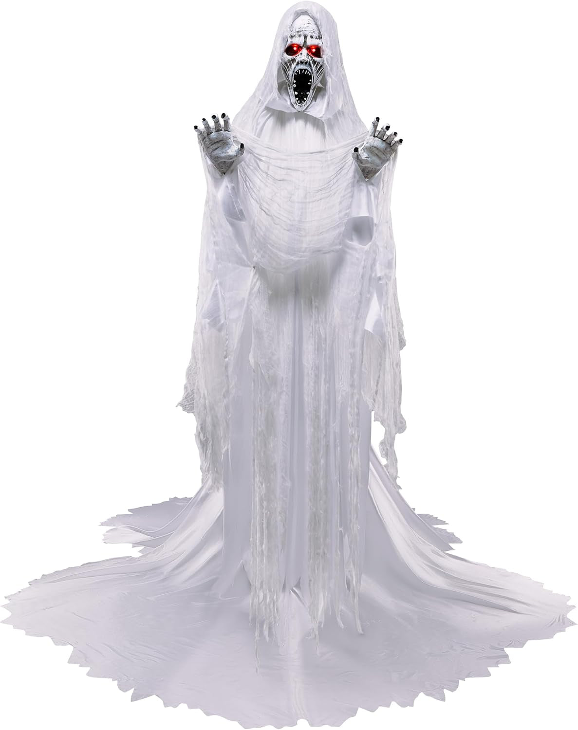 7 Ft Emmeline Animatronic - Huge Lunging Jump Scare Animatronic - Jumps Out 4 Ft