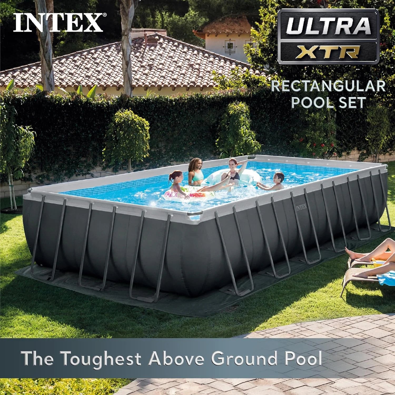 Ultra XTR Frame 24' X 12' X 52" Swimming Pool & Protective Sun Canopy