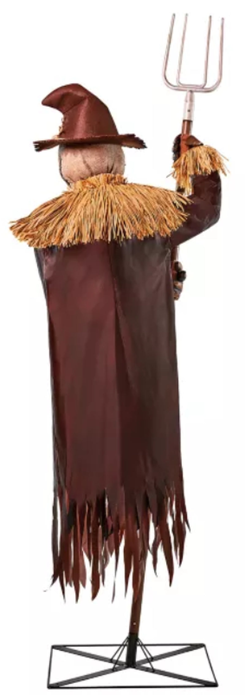 7 Ft 10 in Mack Straw Animatronic Scare Crow Halloween Animated Decoration