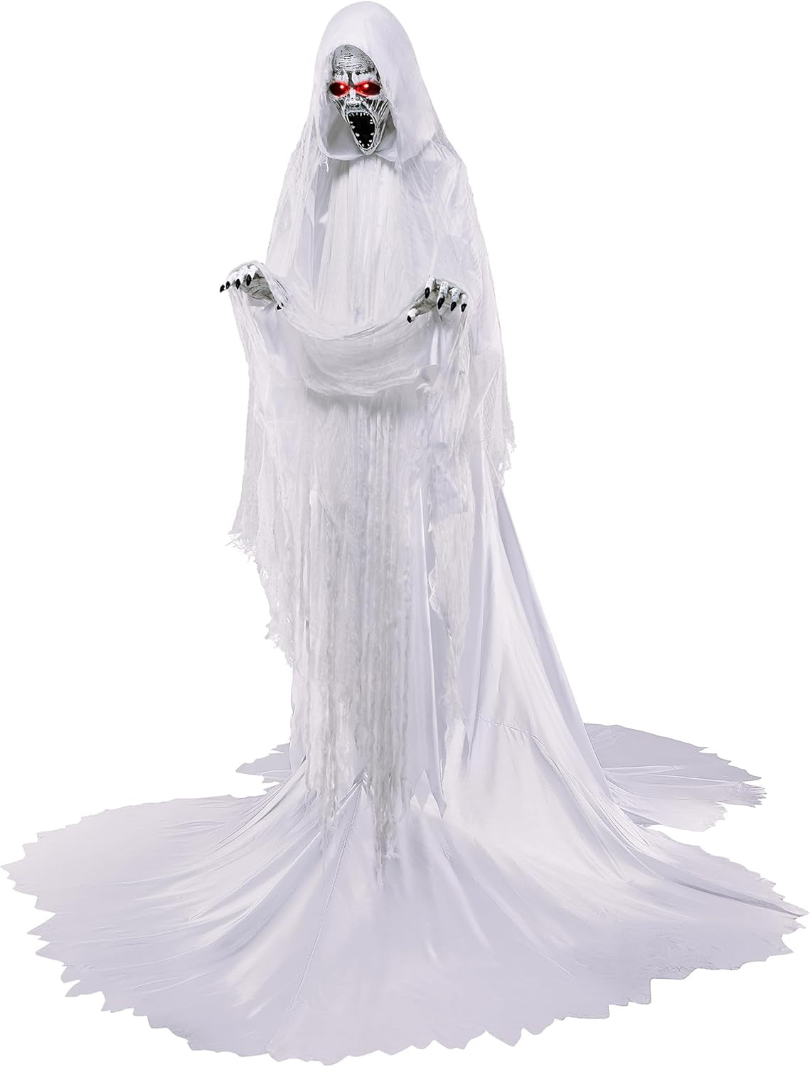 7 Ft Emmeline Animatronic - Huge Lunging Jump Scare Animatronic - Jumps Out 4 Ft