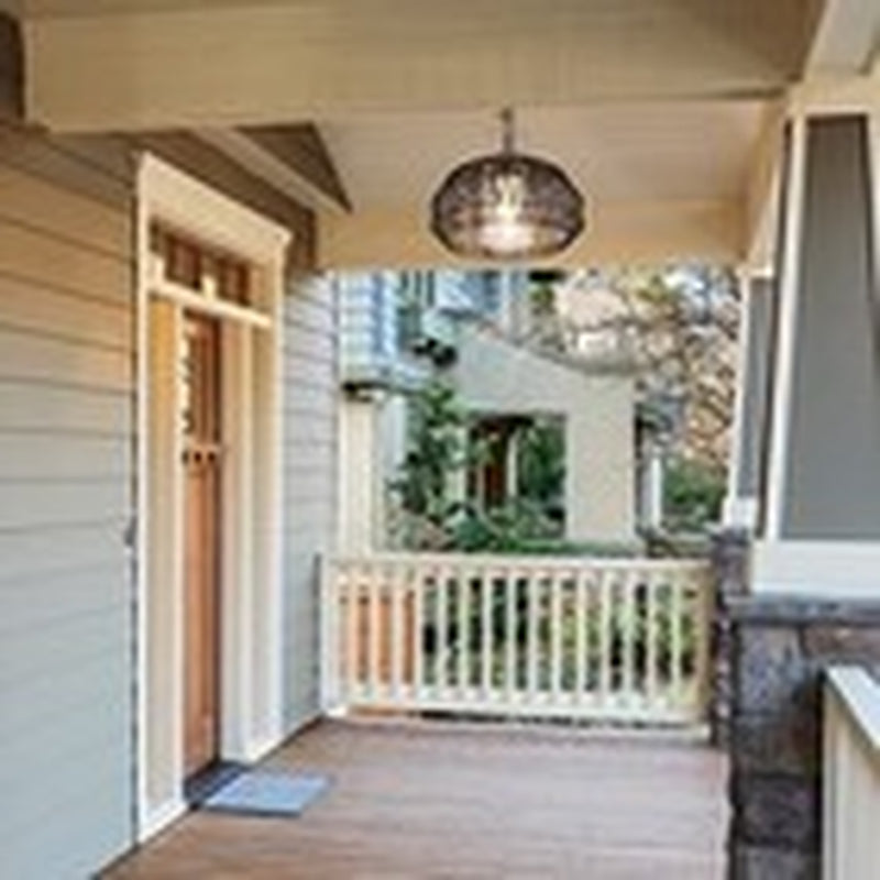 44759 1-Light Outdoor/Indoor Plug-In Pendant Light, Black Woven Diego (Black)