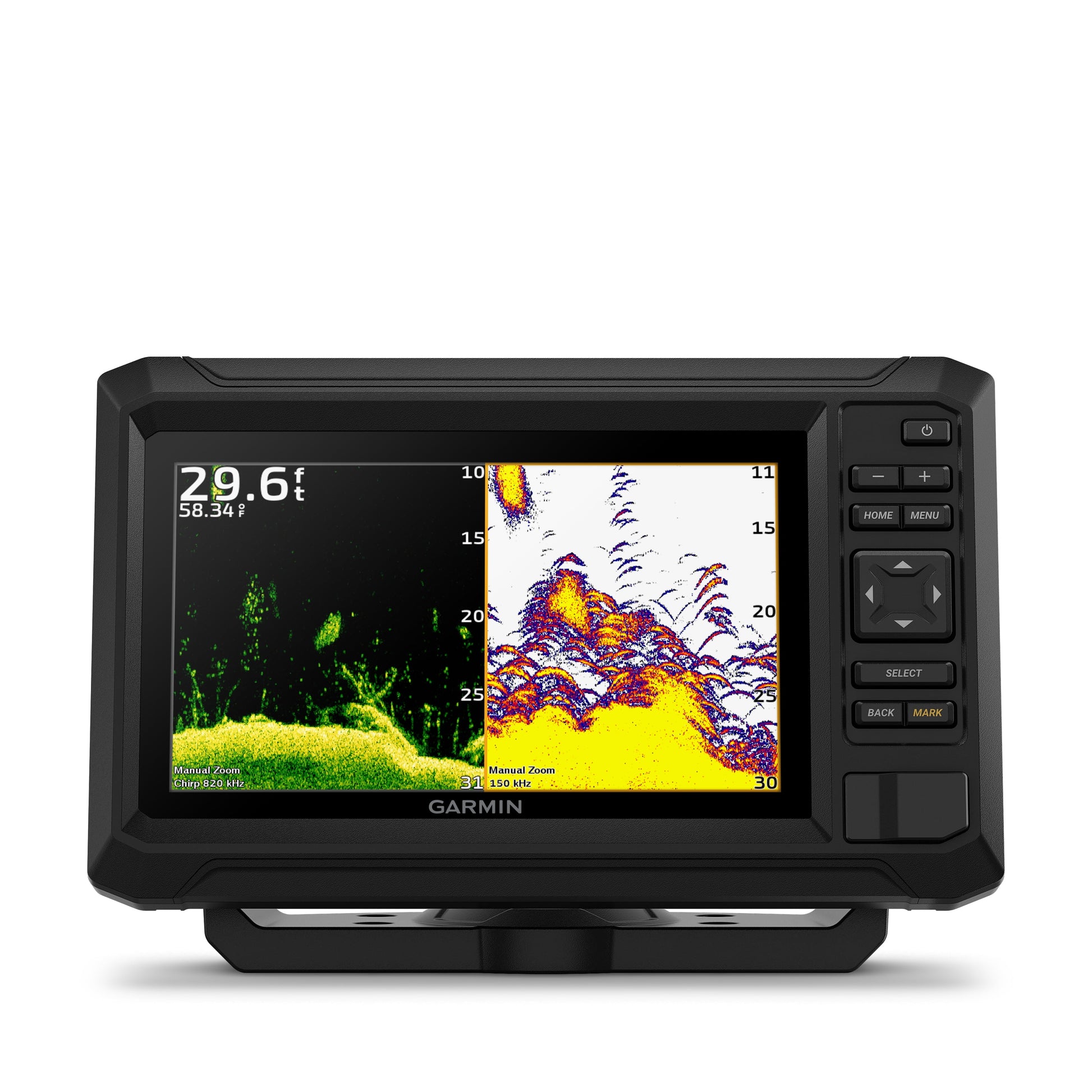 ECHOMAP UHD2 73Cv Chartplotter/Fishfinder with Detailed US Inland Maps & GT20-TM Transducer