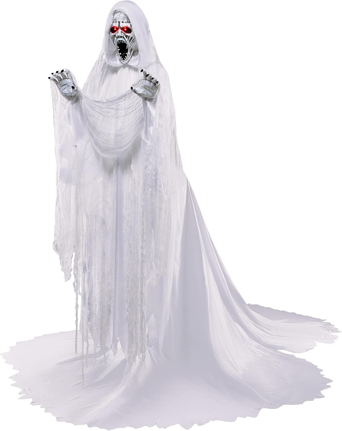 7 Ft Emmeline Animatronic - Huge Lunging Jump Scare Animatronic - Jumps Out 4 Ft