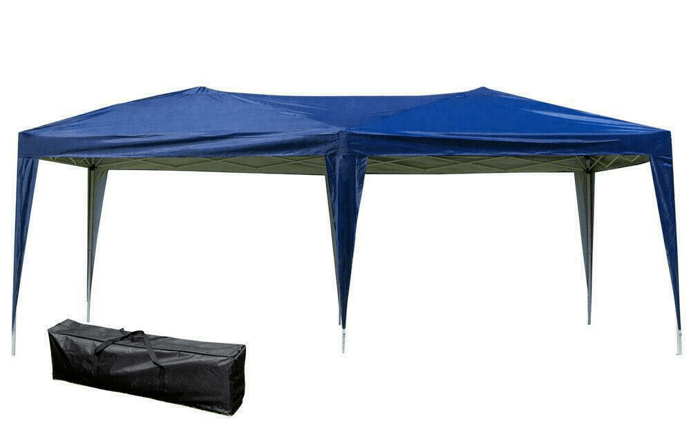 10 x 20 Canopy Easy Pop Up Tent Gazebo Outdoor Awning For Wedding|Party Outdoor Blue 10' x 20'