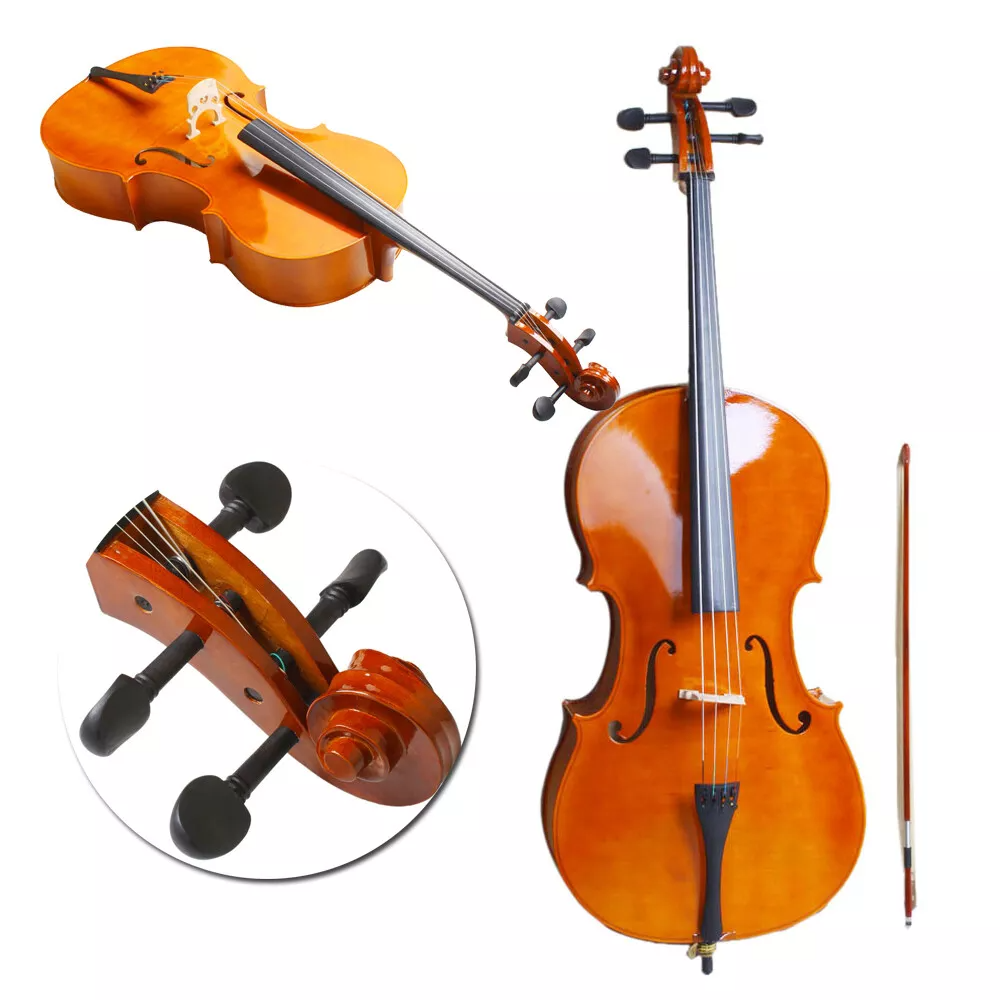 Cello For Sale Violoncello Bass Cello  4/4 Full Size Set with Bag+Bow+Bridge +Rosin