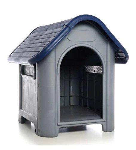 Outdoor Indoor Dog Kennel Dog House Small to Medium All Weather Blue