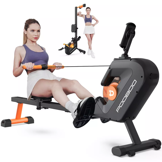 Seated Home Rowing Machine Folding Magnetic Resistance 16 Levels