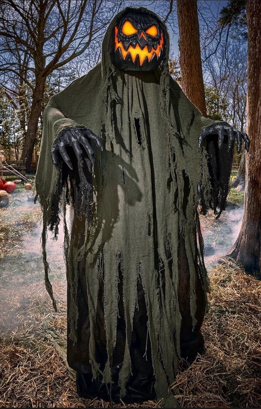 6 Ft Animated Night Terror Halloween Animatronic Prop Yard Decor