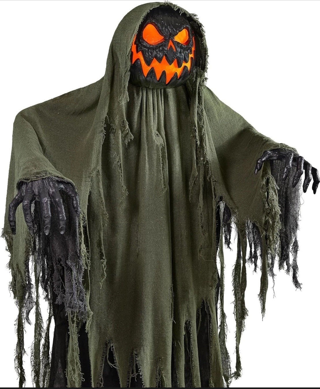 6 Ft Animated Night Terror Halloween Animatronic Prop Yard Decor