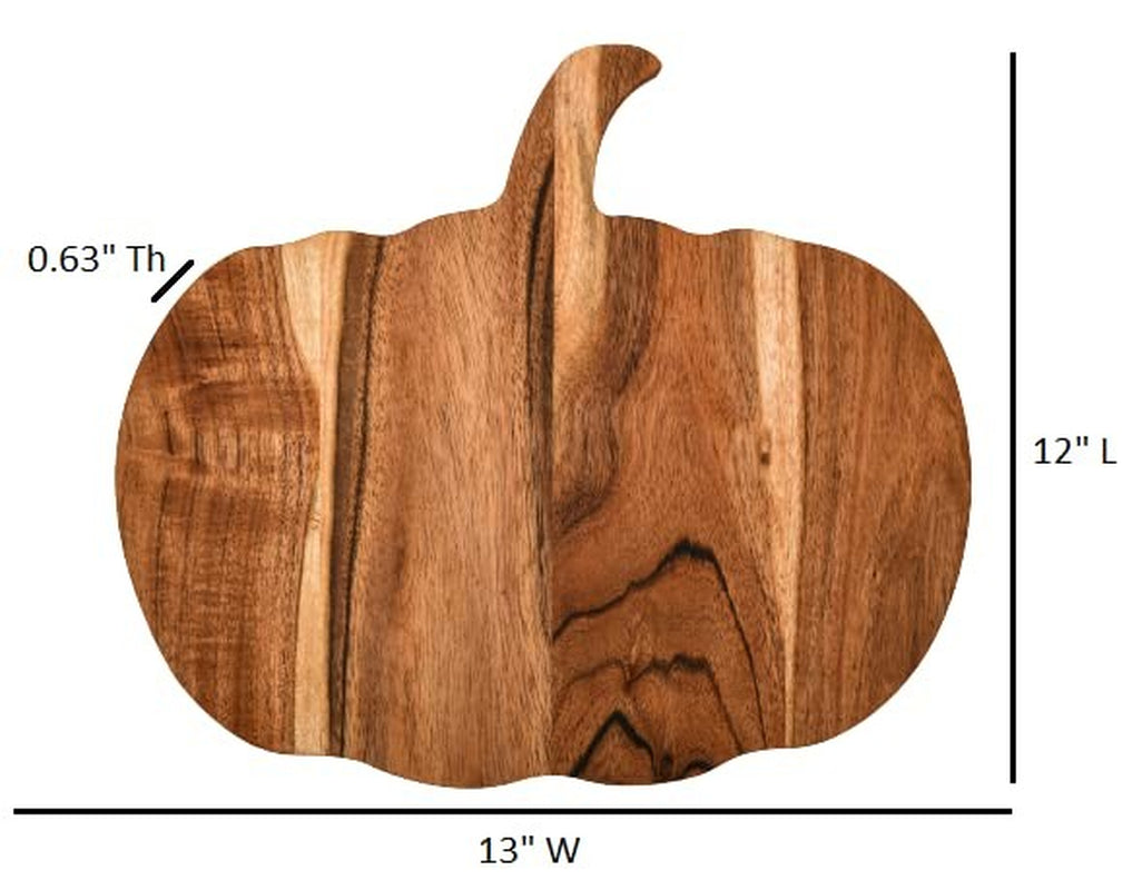 Halloween Pumpkin Shaped Wood Cutting Board for Kitchen Decoration, Gothic Cutt