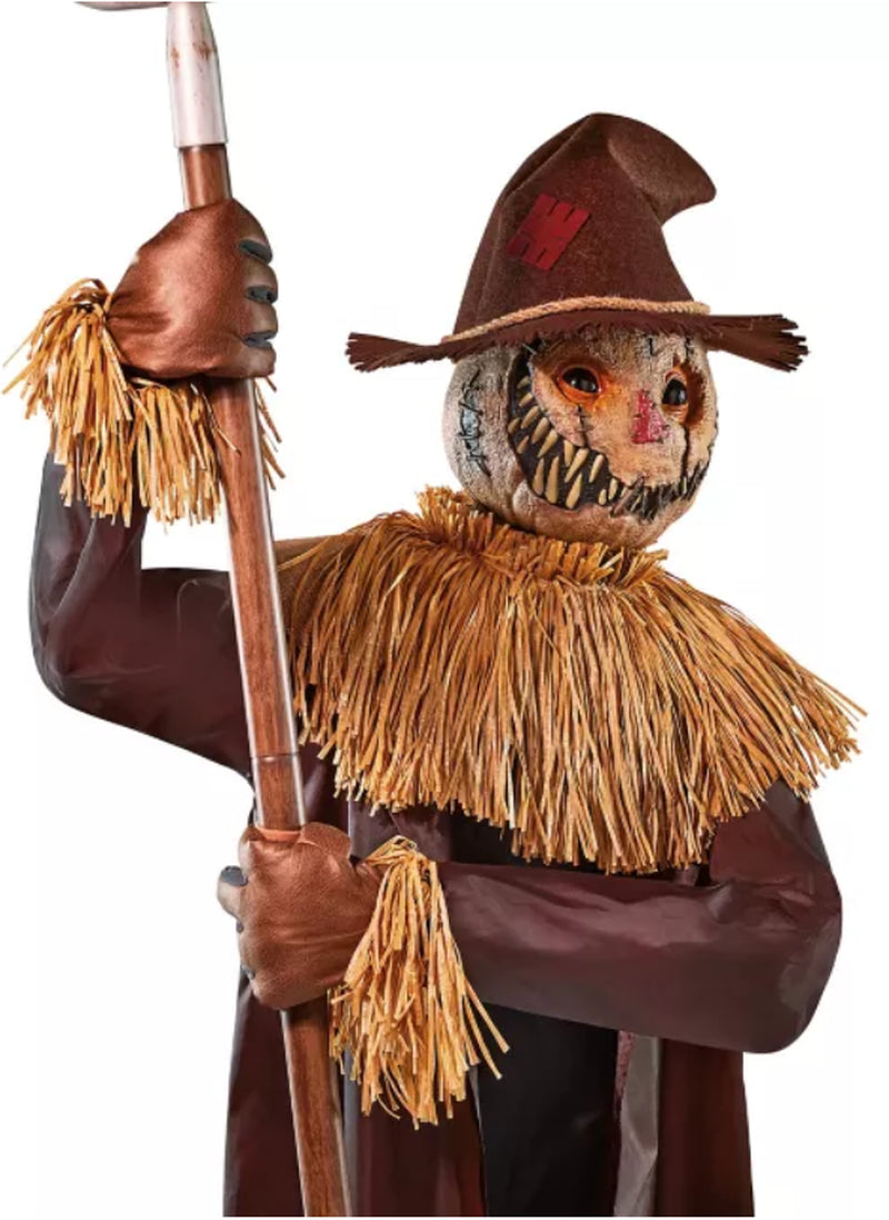 7 Ft 10 in Mack Straw Animatronic Scare Crow Halloween Animated Decoration