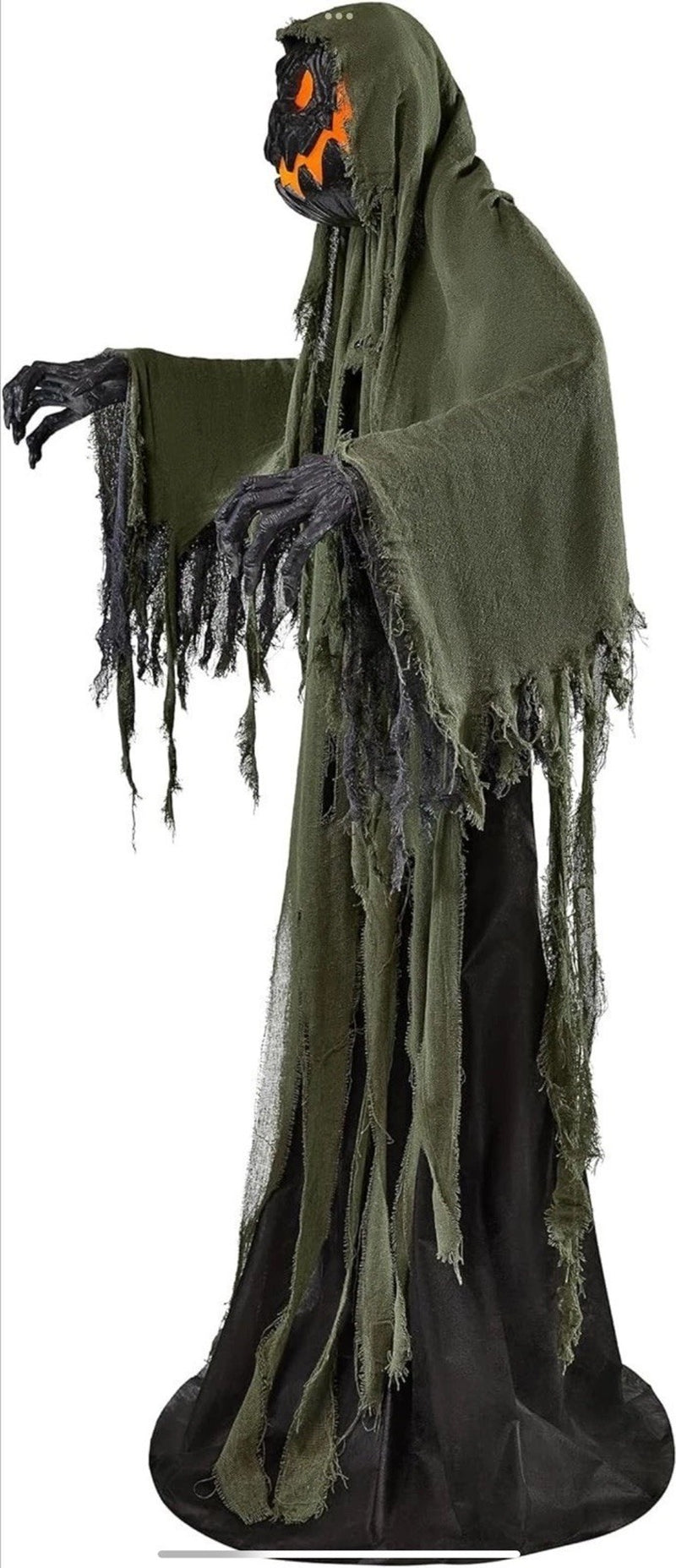 6 Ft Animated Night Terror Halloween Animatronic Prop Yard Decor