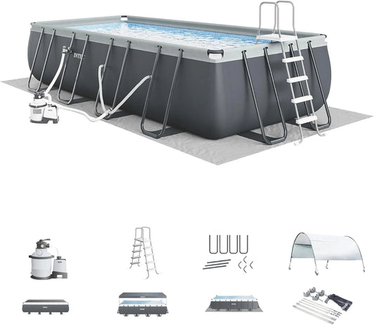 Ultra XTR Frame 24' X 12' X 52" Swimming Pool & Protective Sun Canopy