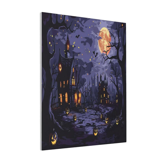 Mystery House Halloween Night Print Modern Canvas Wall Art Prints,Artwork Abstract Paintings,Canvas Decorative,Pictures on Canvas for Home Decorations,Wall Decor