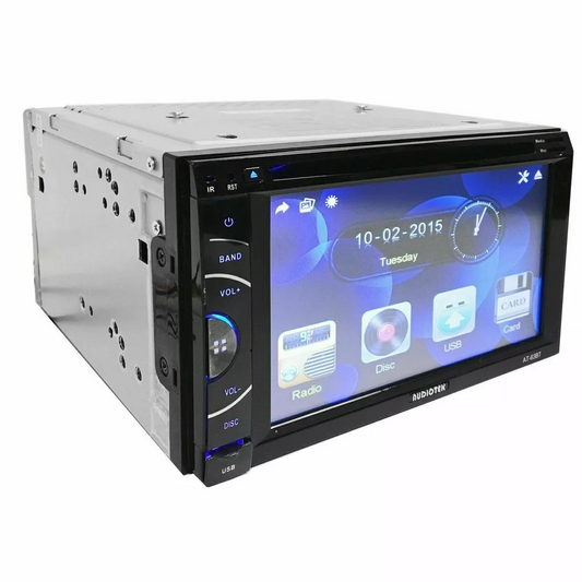 Bluetooth Car Stereo Double Din Head Unit Rear View Camera Car Dvd 6.2" Screen