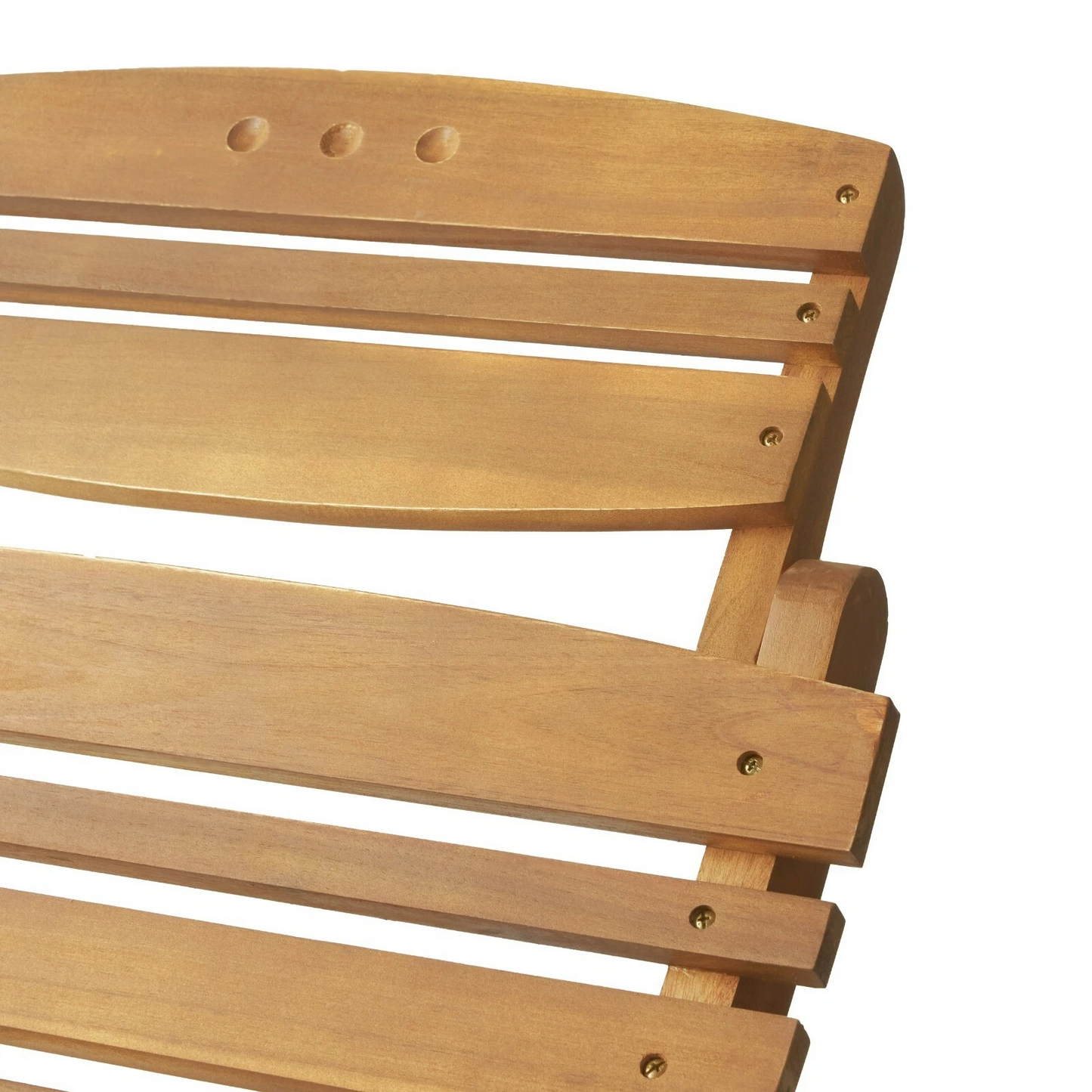 Outdoor Chaise Lounge Acacia Wood  For Patio Pool or Lawn  - Folding & Portable