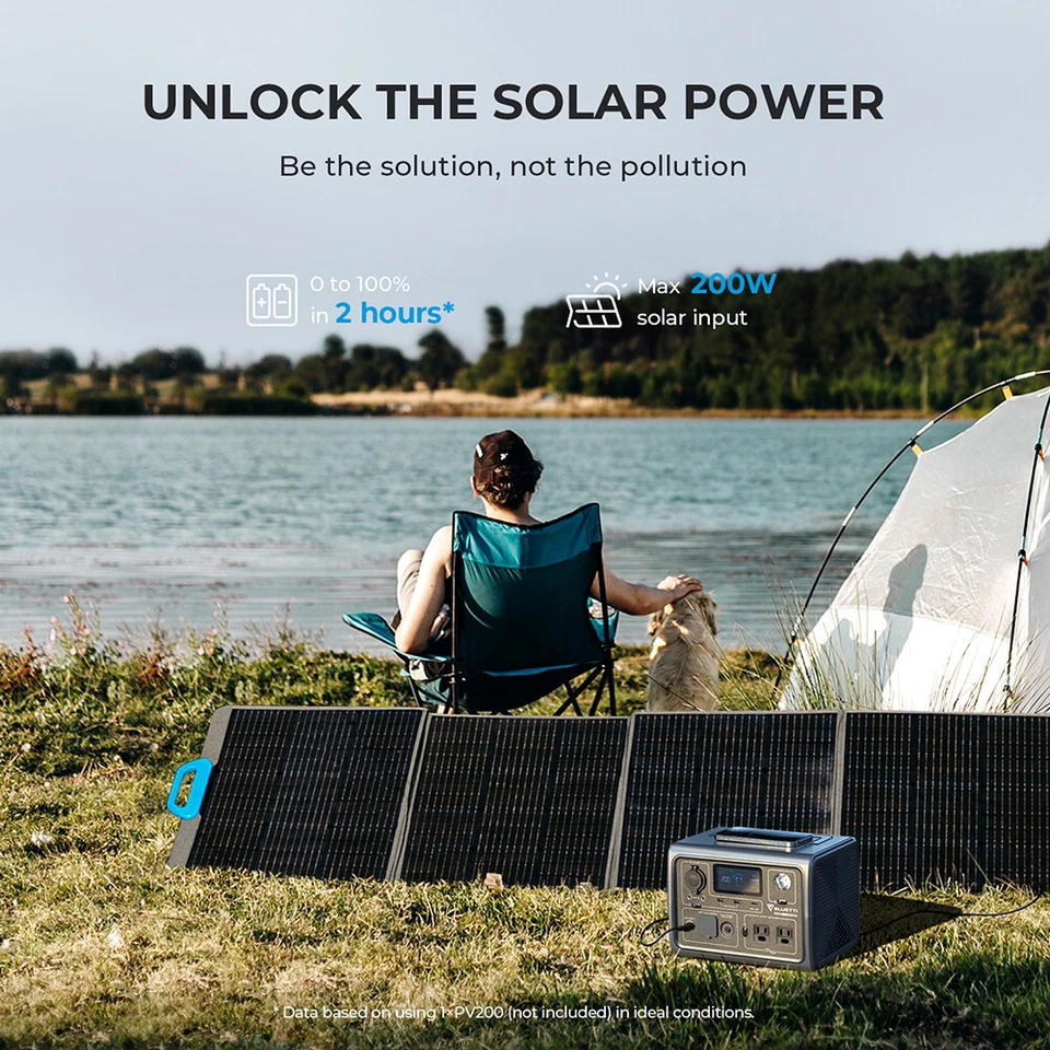 Solar Generator Solar Powered Generator Portable Bluetti Power Station