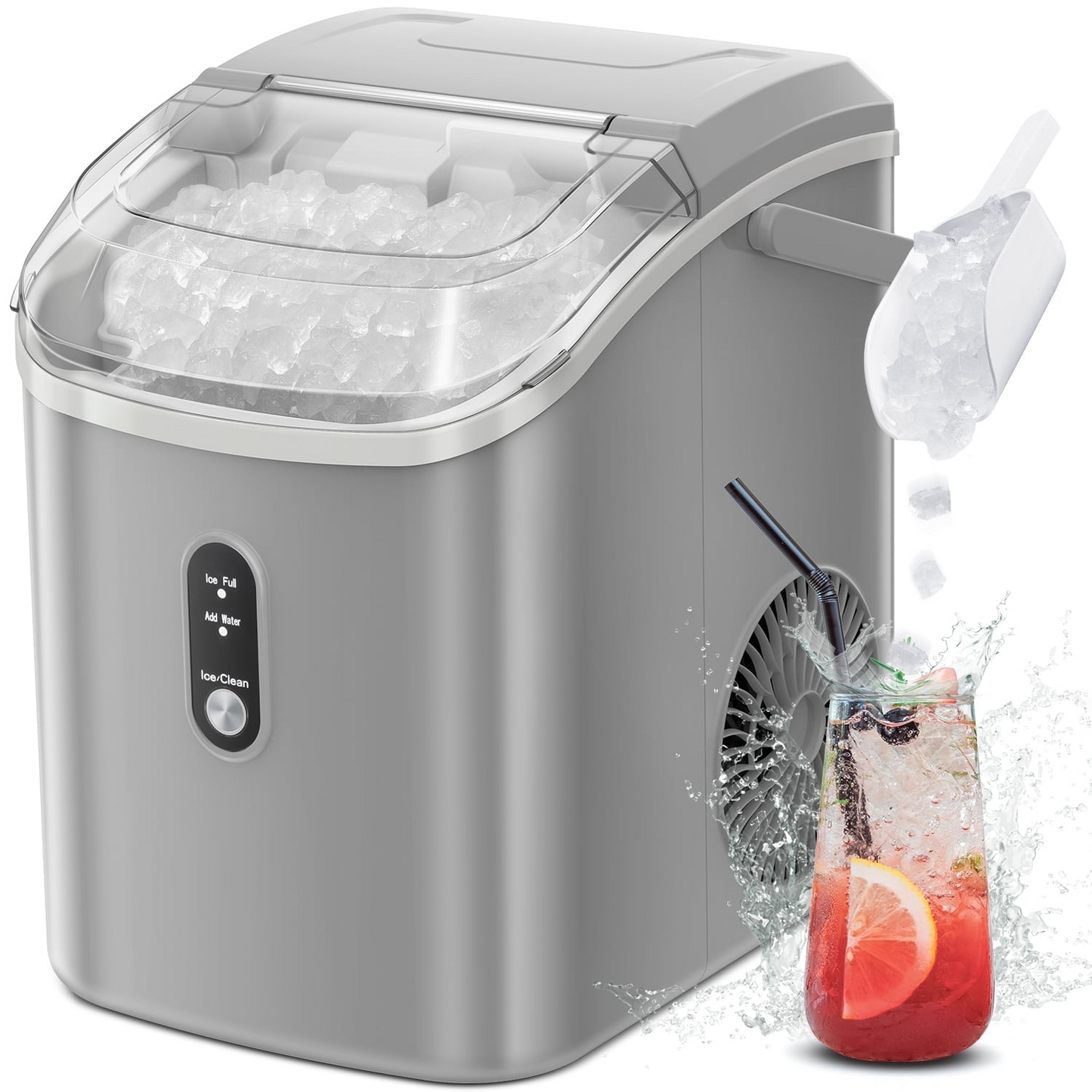 Nugget Ice Maker Countertop - Compact, Efficient and Quick Ice On Demand